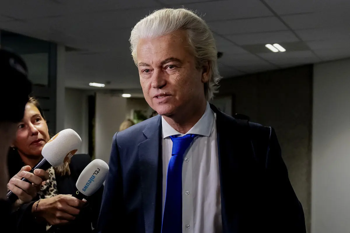 O líder da extrema-direita dos Países Baixos, Geert Wilders