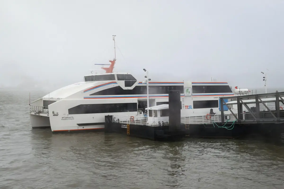 Imagem de contexto do artigo Ligação fluvial entre Cacilhas e o Cais do Sodré interrompida devido ao temporal