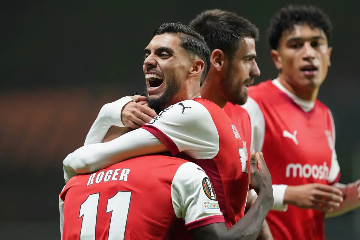 Imagem de contexto do artigo Guerreiros controlaram operações alemãs em oito minutos: SC Braga vence Hoffenheim. Veja os golos