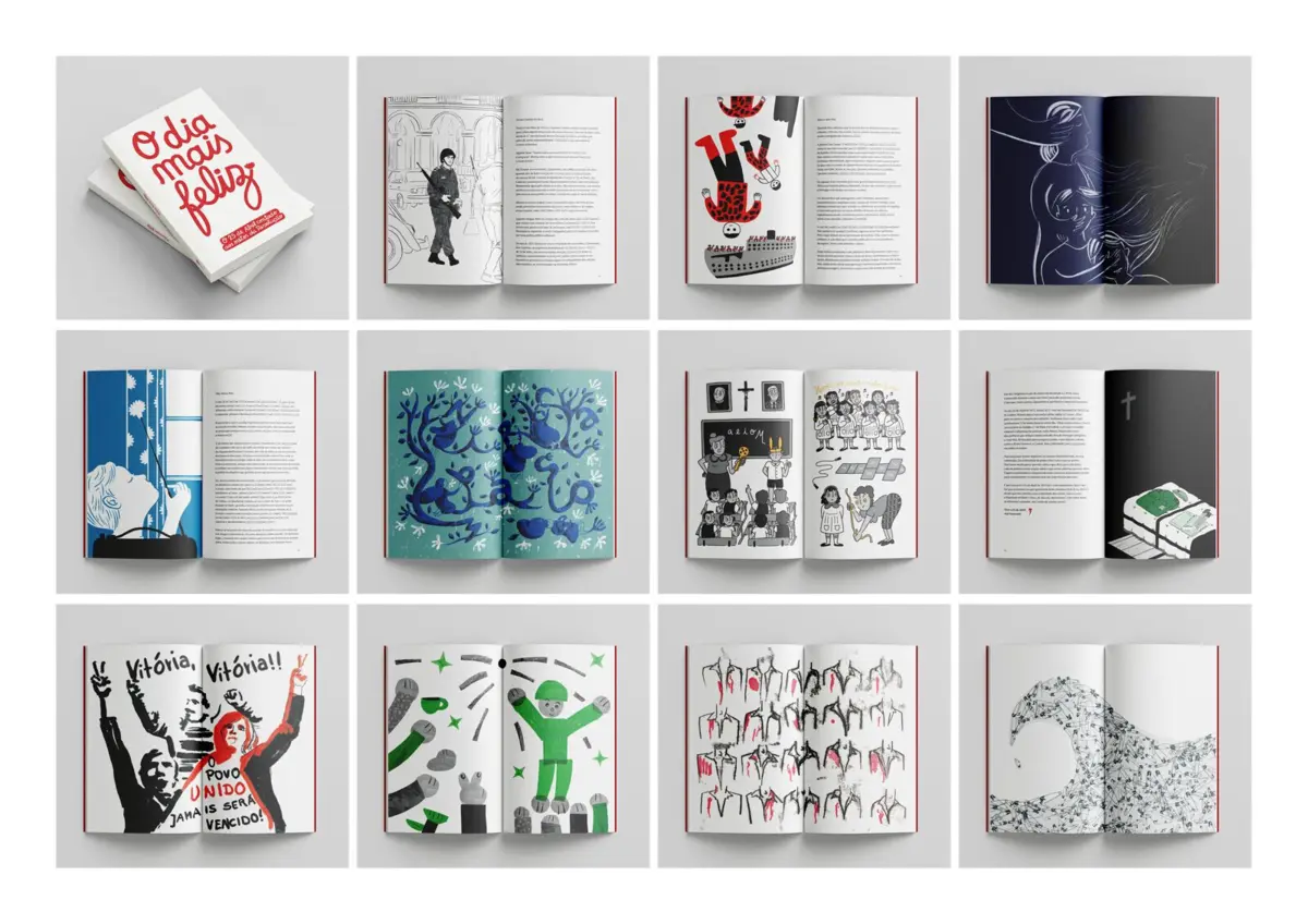 Imagem de contexto do artigo "O Dia Mais Feliz." O livro em que as crianças e jovens de há 50 anos contam o 25 de Abril aos netos