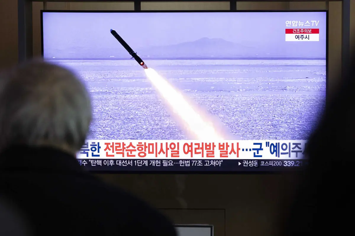 Imagem de contexto do artigo Coreia do Norte dispara “vários mísseis balísticos" não identificados