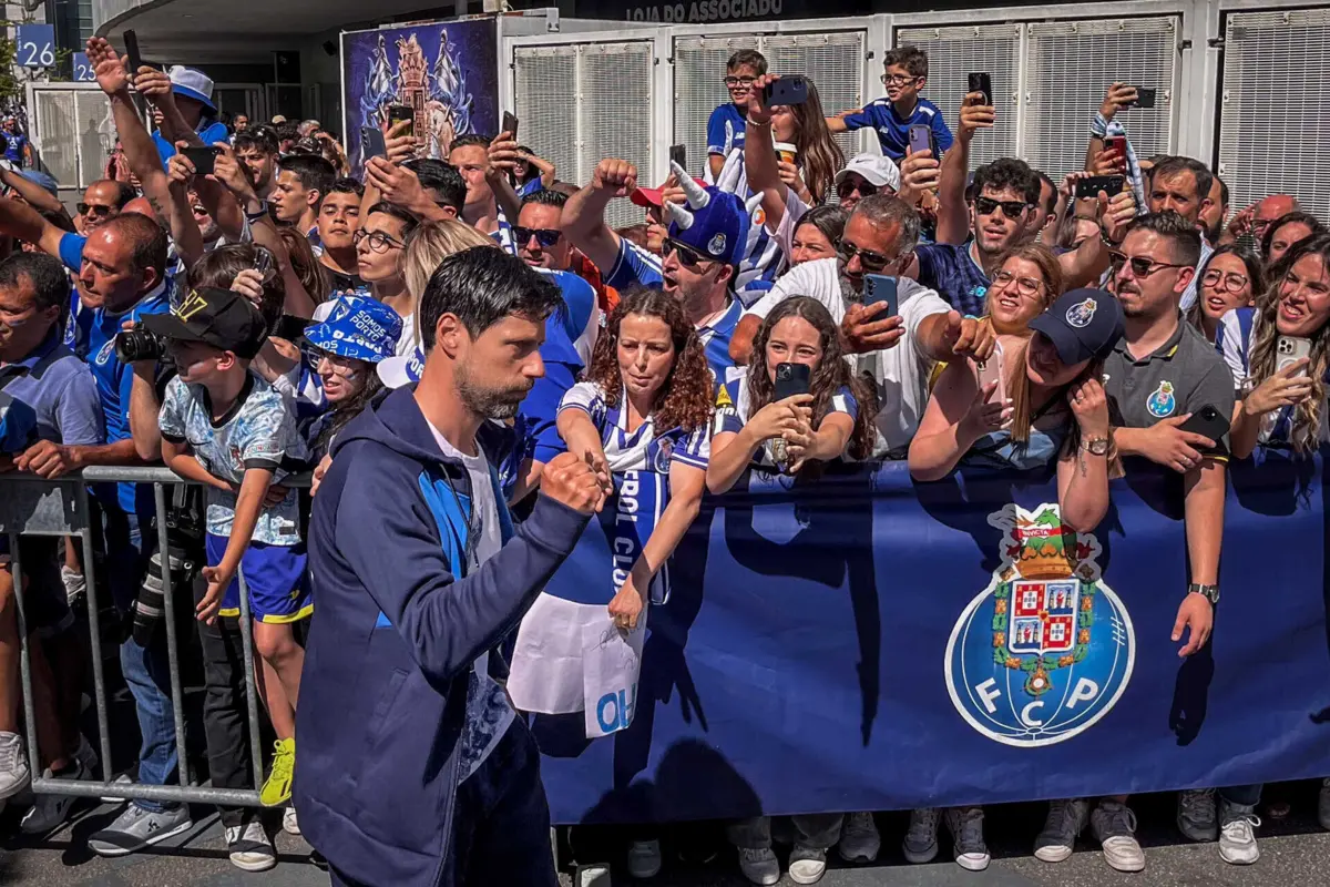 O treinador do FC Porto, Vítor Bruno