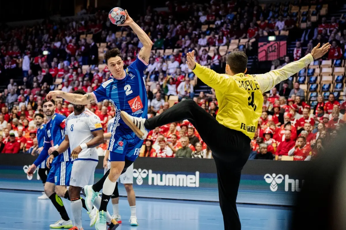 Imagem de contexto do artigo Portugal sofre derrota pesada diante da França no Europeu de andebol