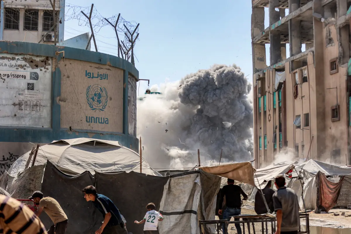 Imagem de contexto do artigo Forças israelitas bombardearam hospital pediátrico no norte de Gaza