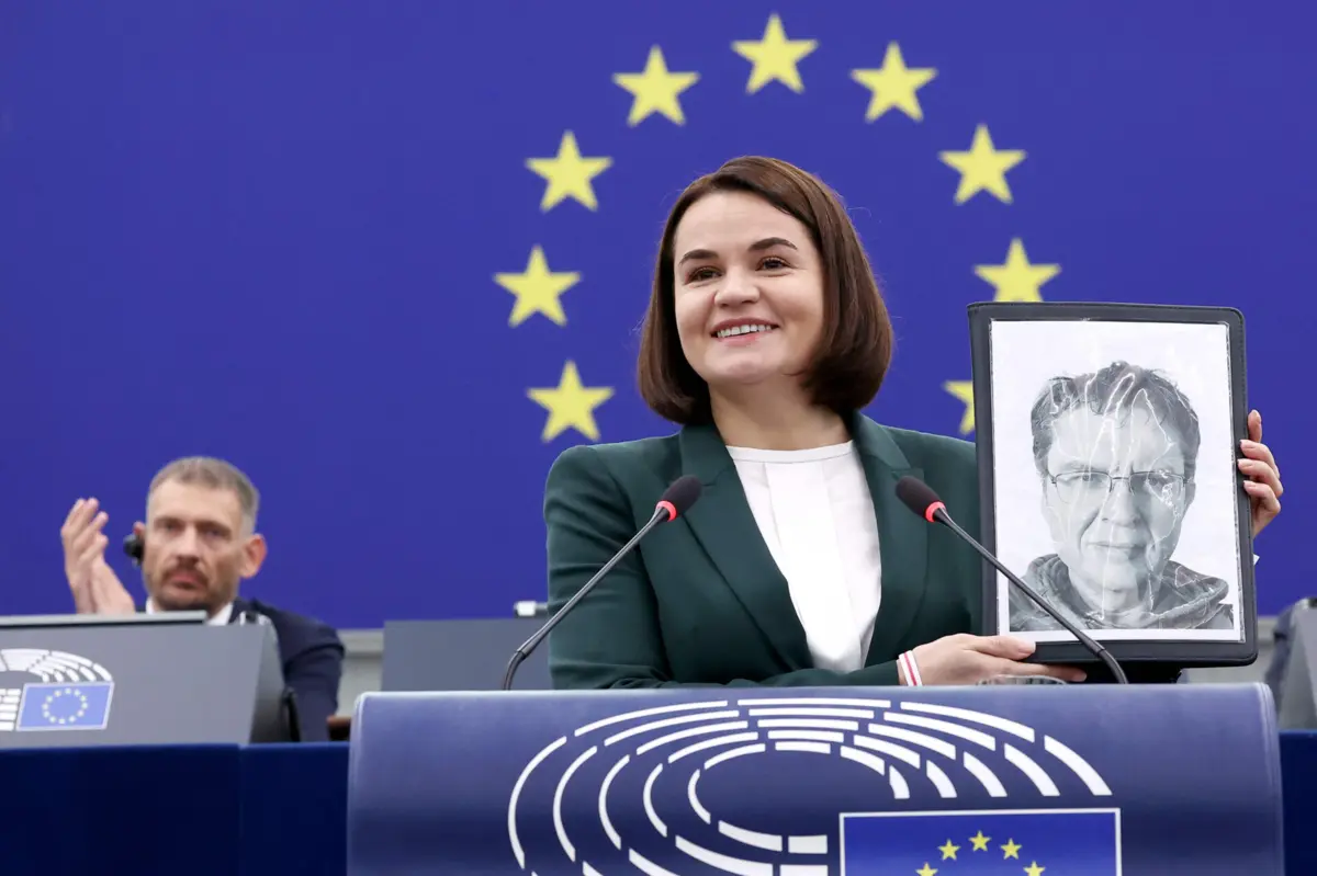 Imagem de contexto do artigo Jornalistas presos na Bielorrússia e Geórgia vencem prémio Sakharov 2025