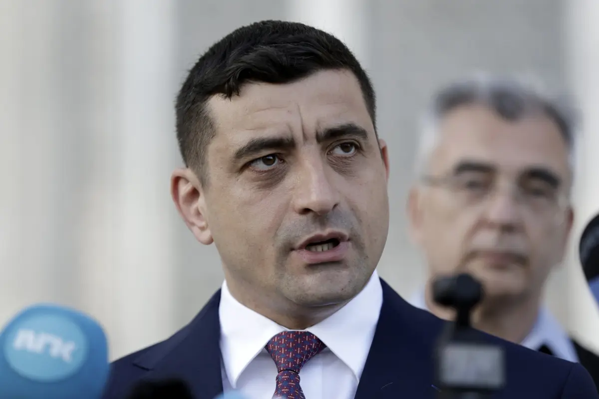 George Simion, candidato da Aliança para a União dos Romenos