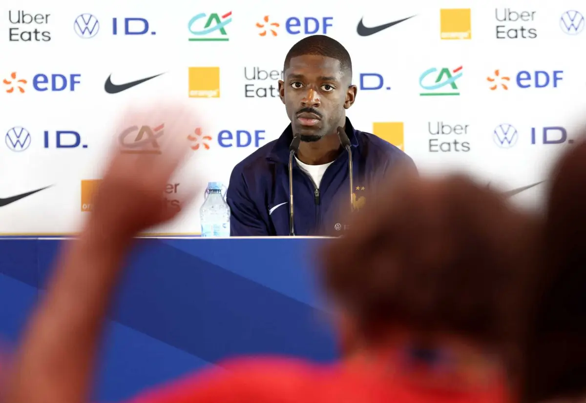 O futebolista Ousmane Dembélé