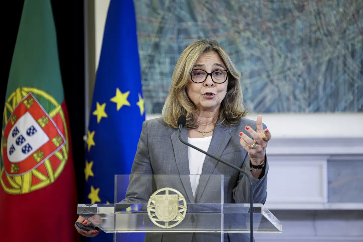 A ministra da Saúde, Ana Paula Martins