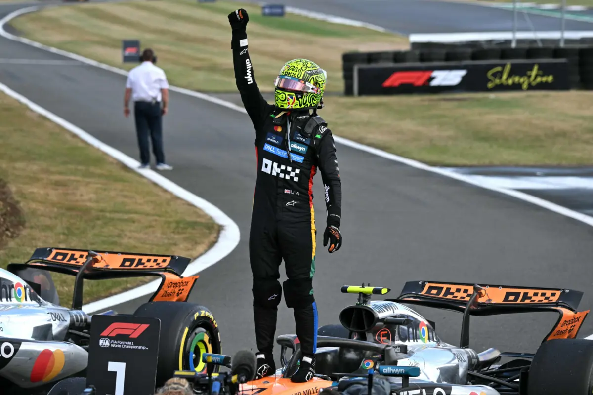 Imagem de contexto do artigo Fórmula 1: Lando Norris vence GP da Grã-Bretanha pela primeira vez