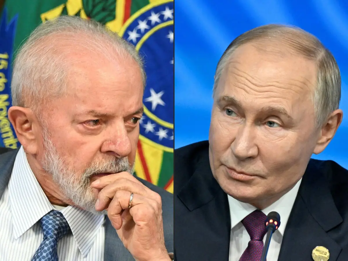 Lula da Silva e e Vladimir Putin
