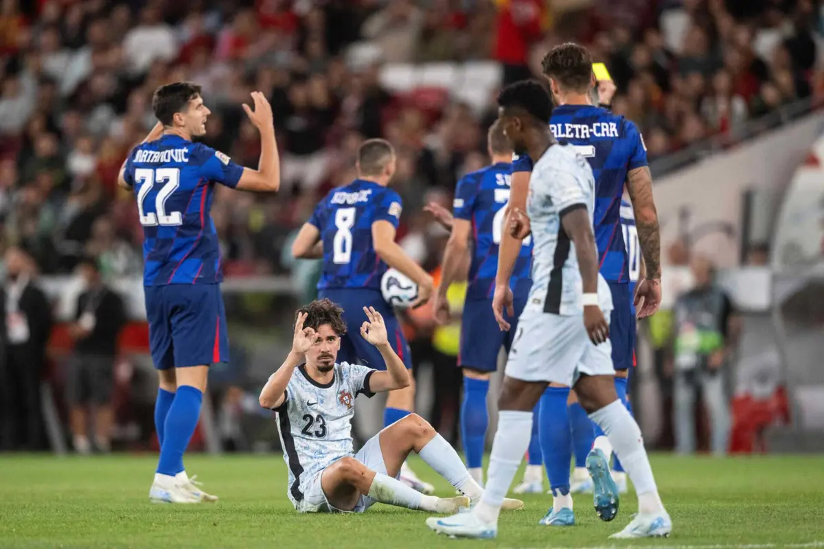 Imagem de contexto do artigo Vitinha falha duelo com a Escócia devido a lesão