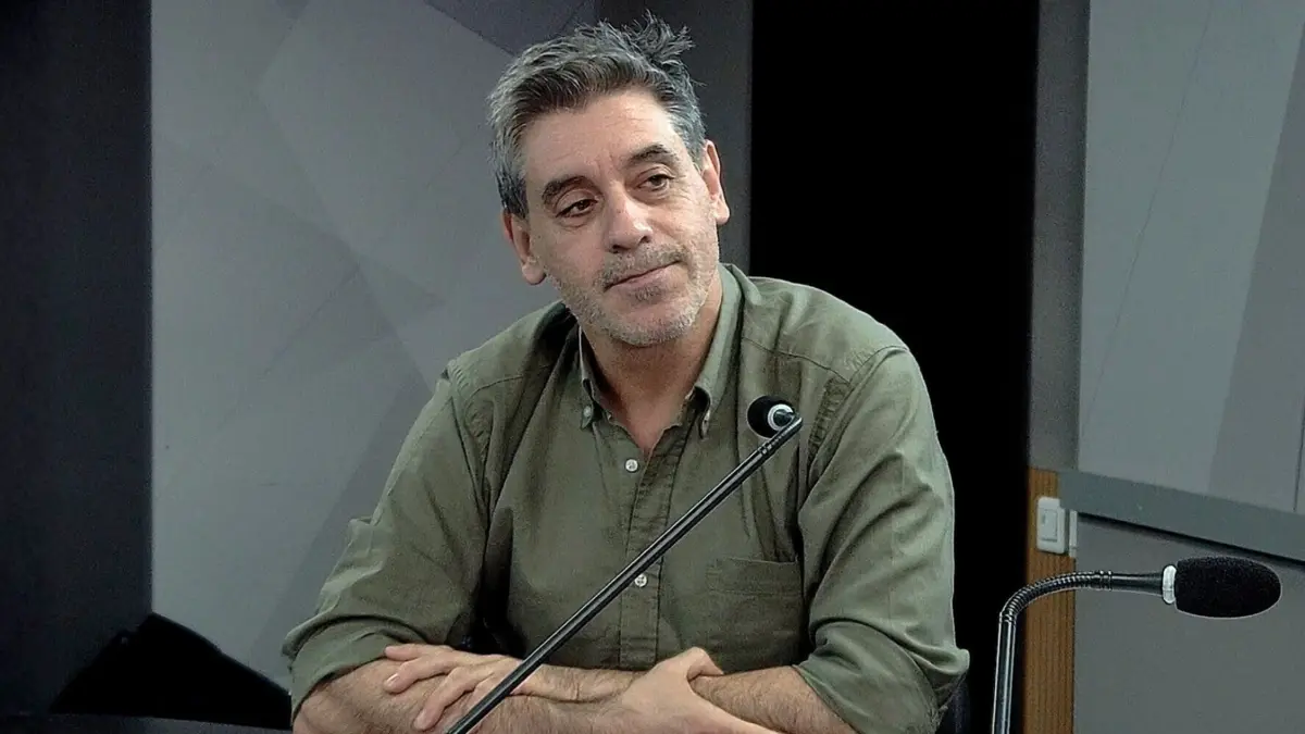 Miguel Carvalho no programa "A Escuta do Mundo", da TSF
