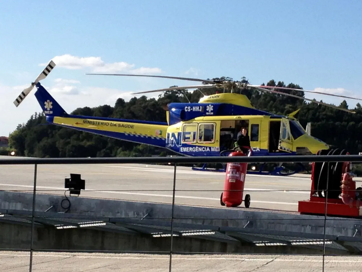 Imagem de contexto do artigo Heliporto do hospital de Santa Maria volta a receber helicópteros de emergência