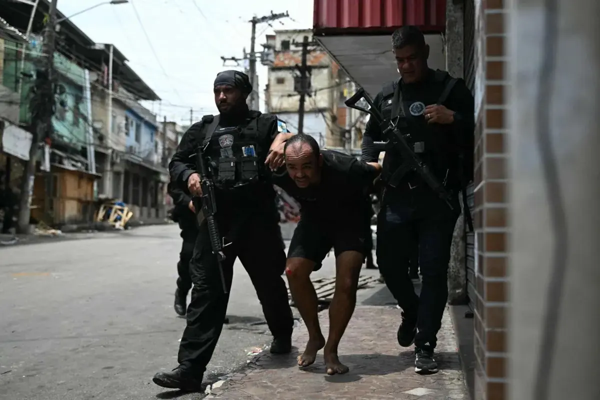Imagem de contexto do artigo Polícia do Rio de Janeiro defende-se das acusações na mega operação contra Comando Vermelho