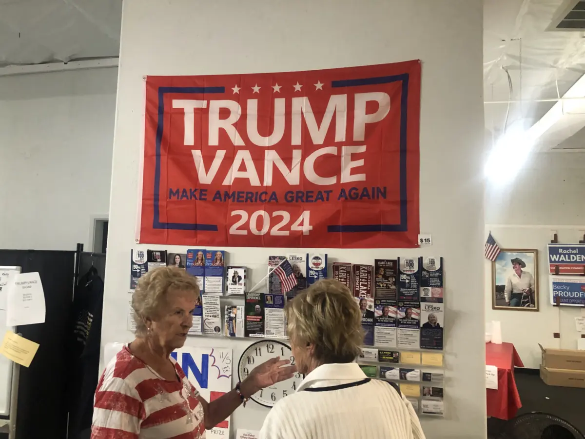 Imagem de contexto do artigo Reportagem TSF nos EUA. Arizona: apoiantes entusiasmados, "a vitória já não escapa" a Trump