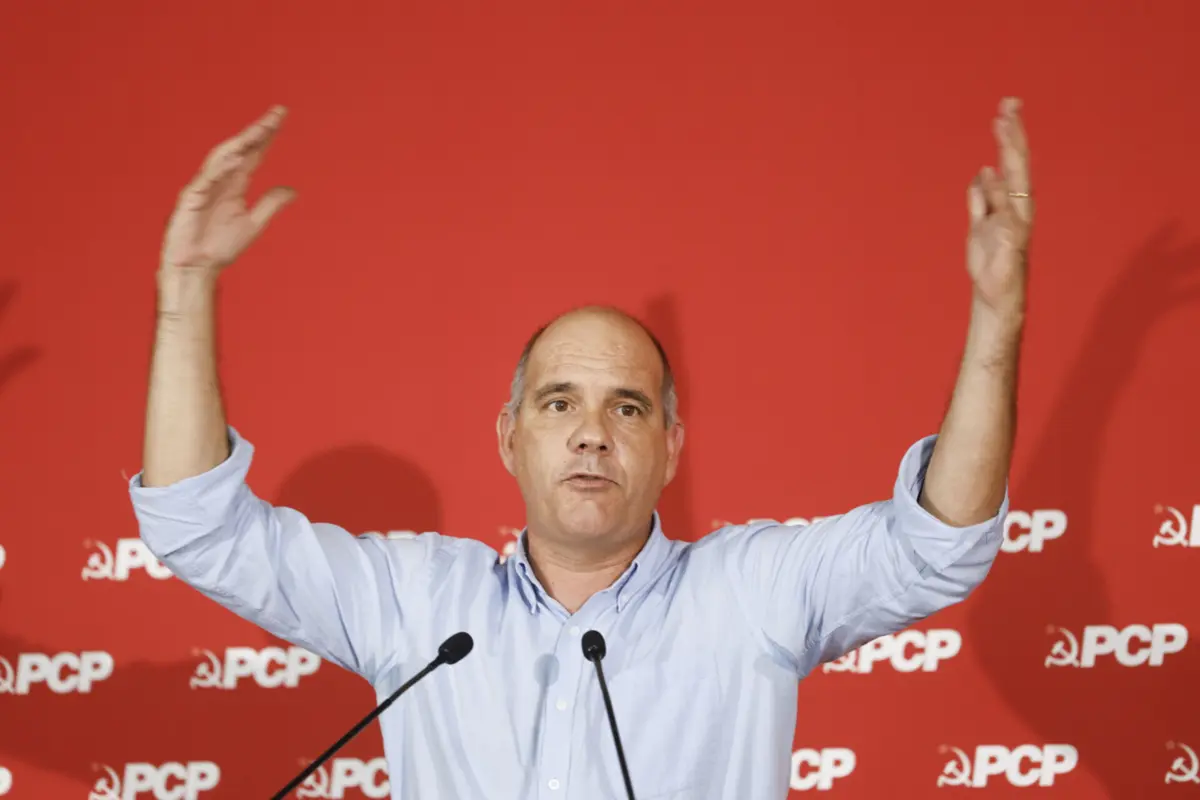 O líder do PCP, Paulo Raimundo