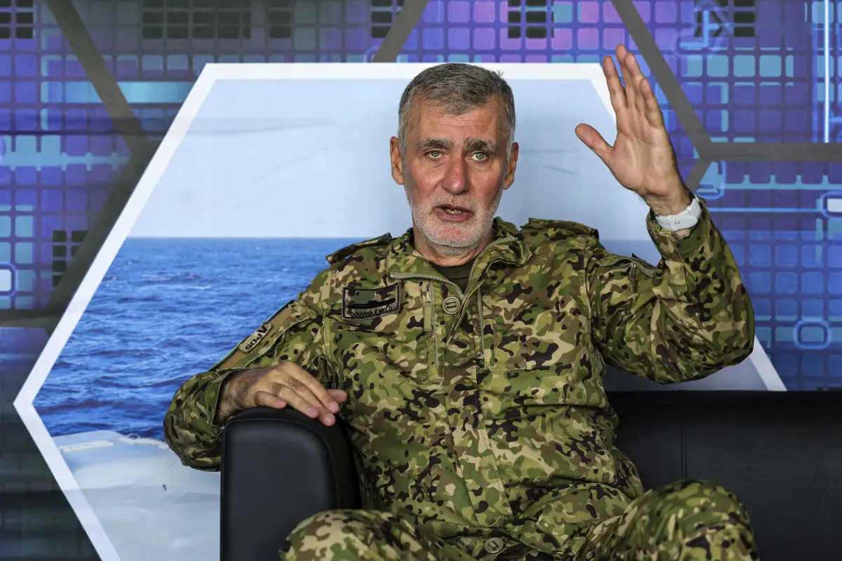 O almirante Gouveia e Melo