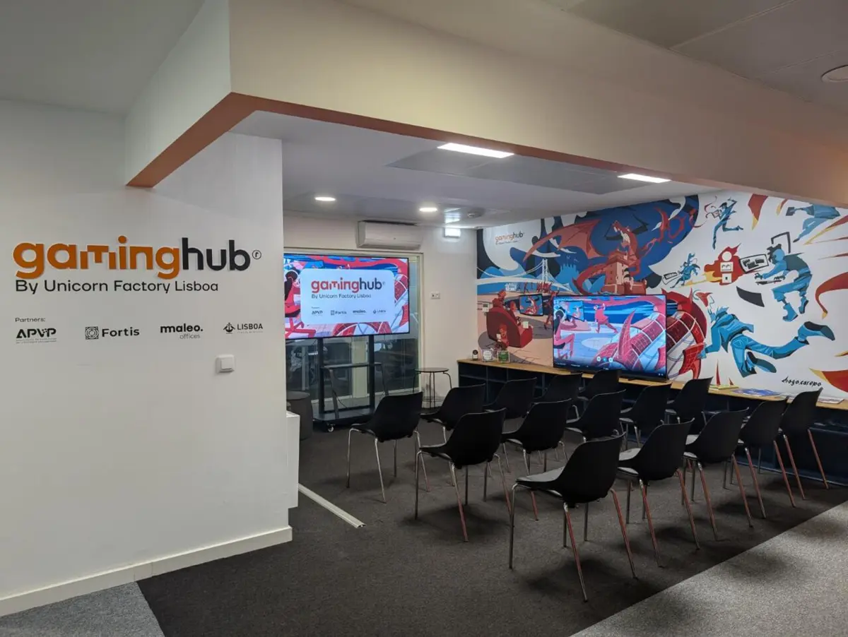 Imagem de contexto do artigo "Grande caso de sucesso." Gaming Hub, a "potência" de videojogos que está "presente nos principais mercados do mundo"