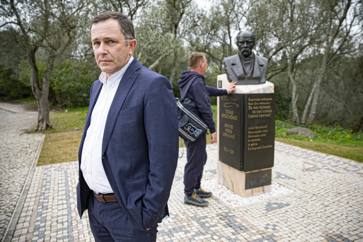 Pavlo Sadokha, líder da Associação dos Ucranianos em Portugal