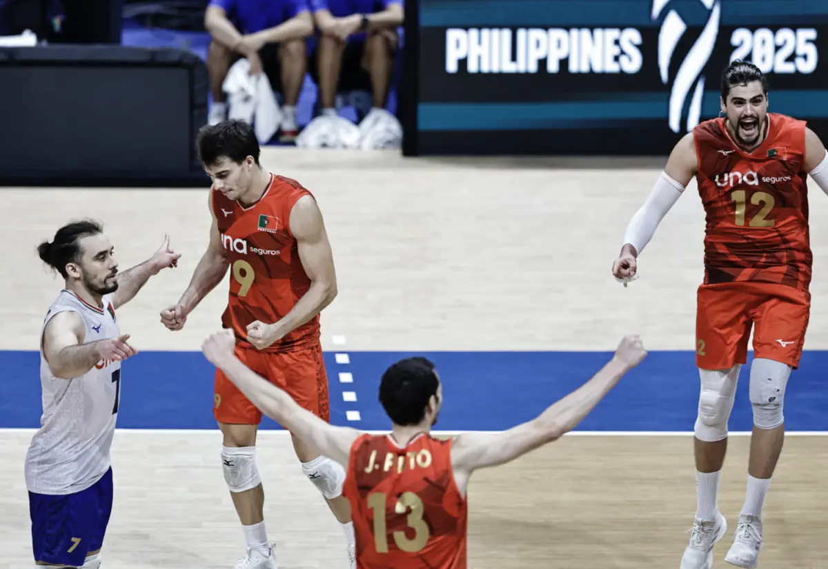 Imagem de contexto do artigo Mundial de voleibol: Portugal vence Colômbia e ainda sonha com oitavos