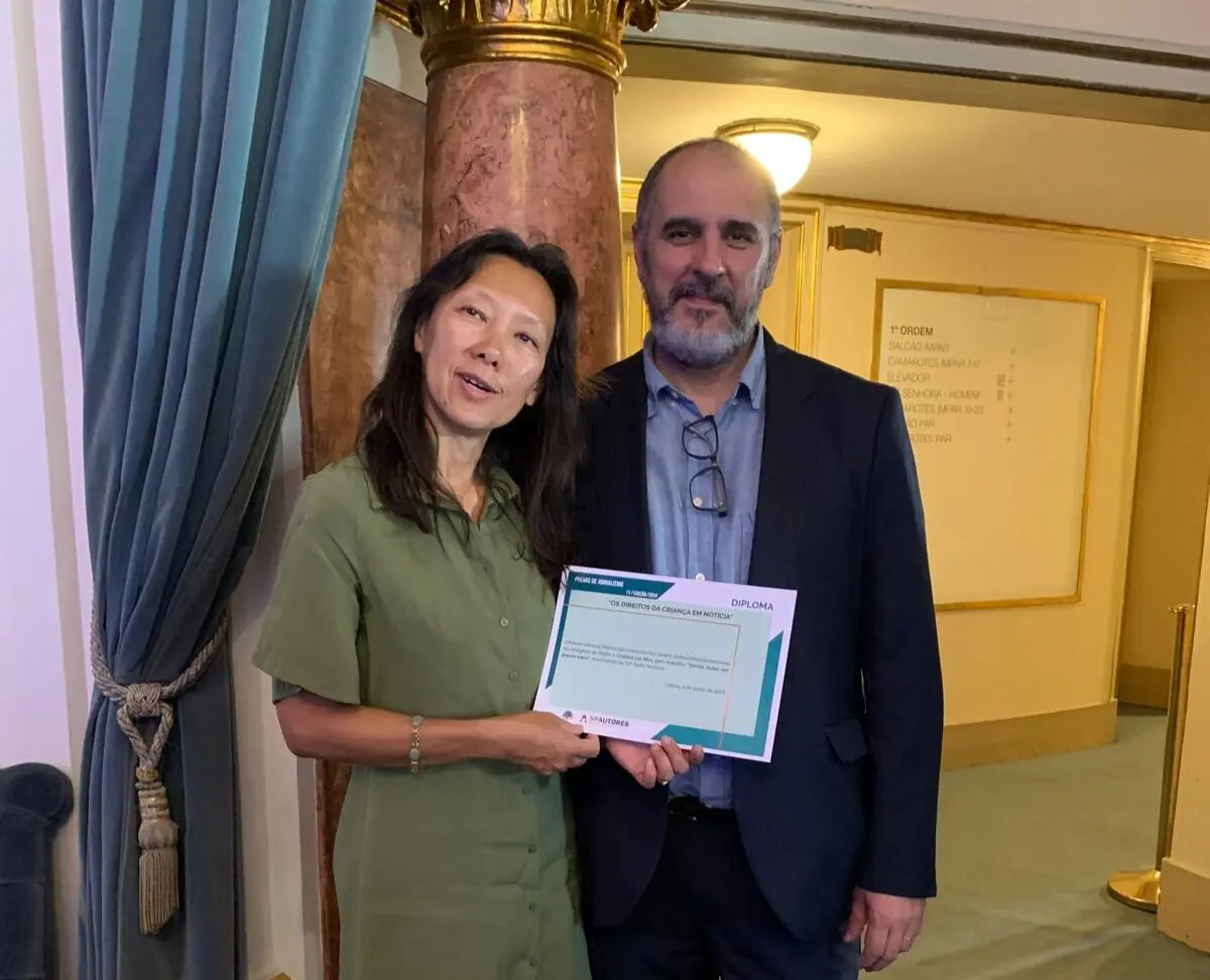 A jornalista da TSF Cristina Lai Men