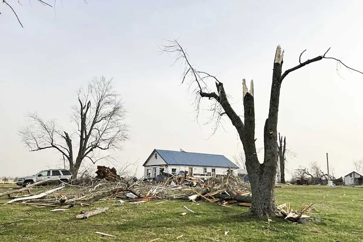 Imagem de contexto do artigo Pelo menos 33 mortos em tempestades violentas e tornados nos EUA