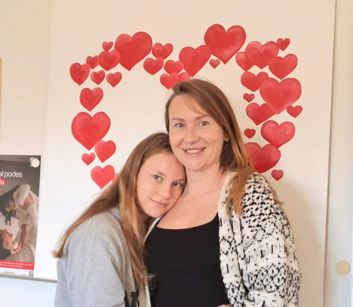 Iryna Rosokhata e a filha Anastasia viviam em Kharkiv e chegaram a Portugal em 2022, fugidas da guerra