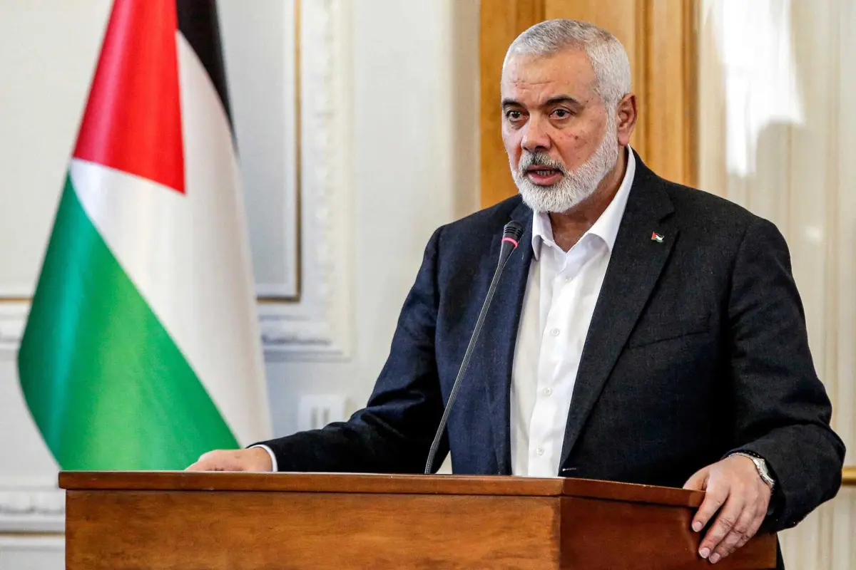 O líder do Hamas, Ismail Haniyeh