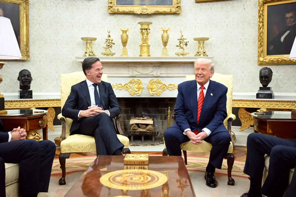 Imagem de contexto do artigo "Europa vai pagar à GRANDE e vitória será tua." Trump revela mensagem privada de Rutte, que já reagiu