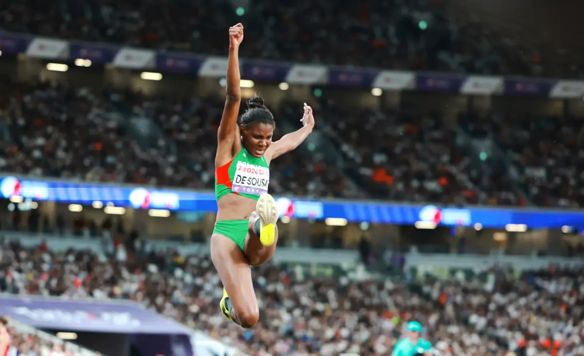 Questionada sobre que objetivo leva para a disputa das medalhas, apontou querer fazer um resultado entre as oito melhores