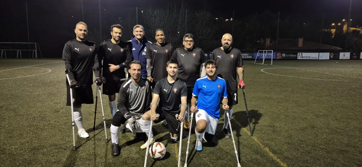 Imagem de contexto do artigo Futebol para amputados. Quando a perda de uma perna abre uma "porta permanentemente fechada"