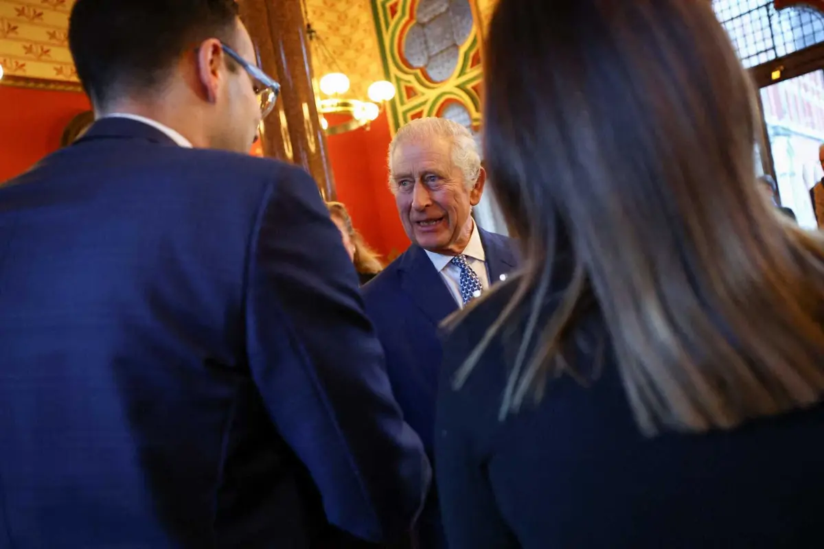 O Rei Carlos III do Reino Unido