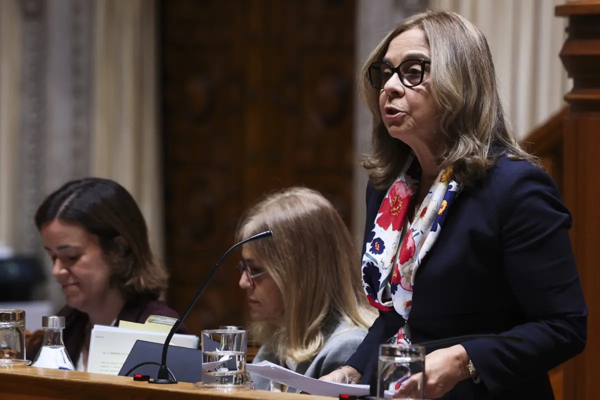 A ministra da Saúde, Ana Paula Martins