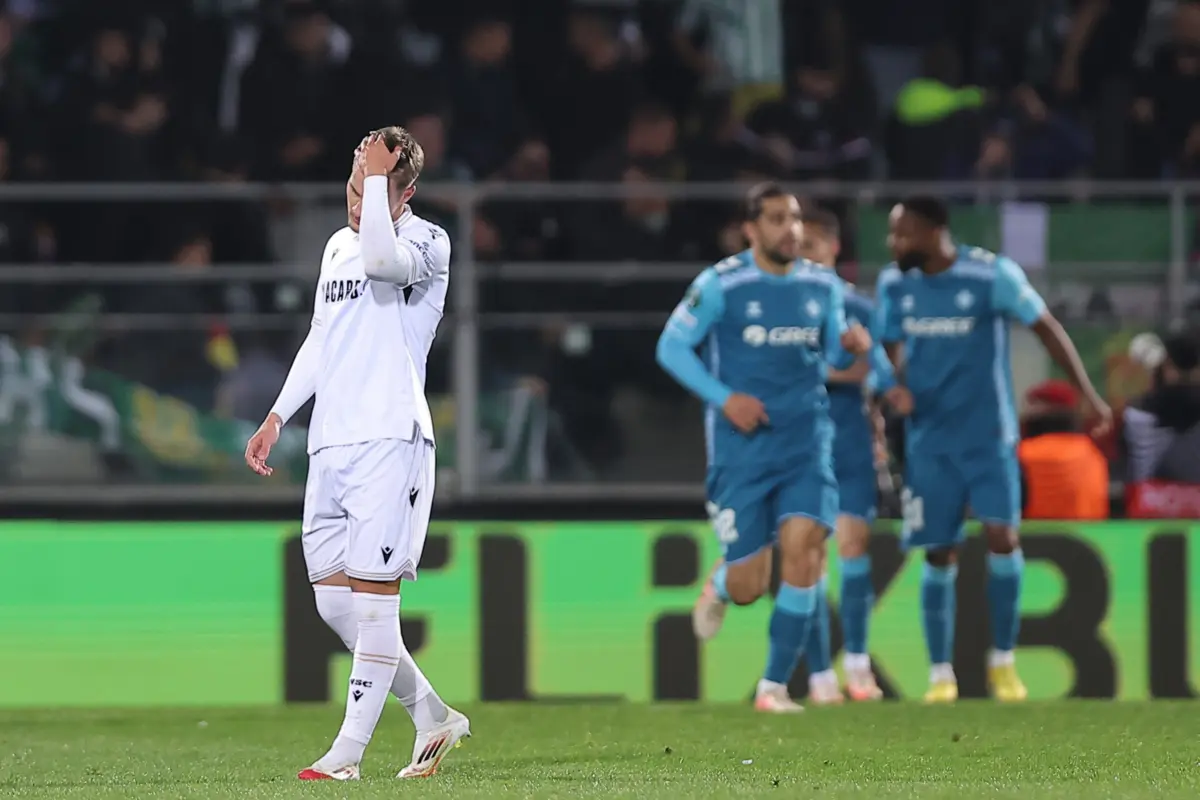 Imagem de contexto do artigo História e sonho esbarraram com a dura realidade. Vitória SC goleado pelo Betis e eliminado da Liga Conferência