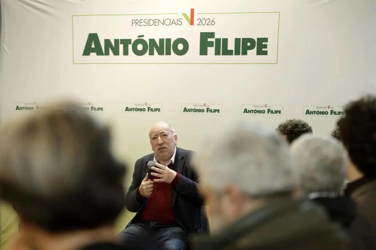 O candidato às eleições presidenciais, António Filipe