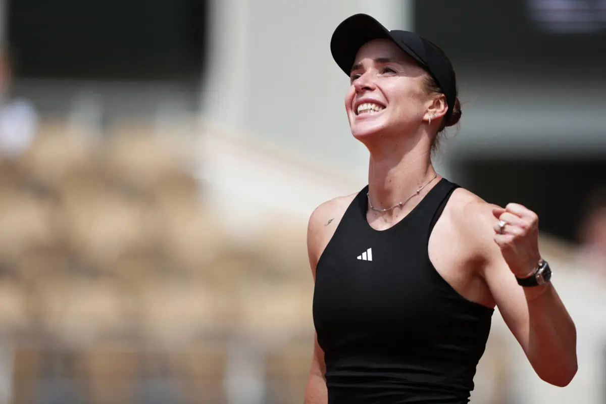 Imagem de contexto do artigo Roland Garros: ucraniana Elina Svitolina elimina Jasmine Paolini, finalista no ano passado
