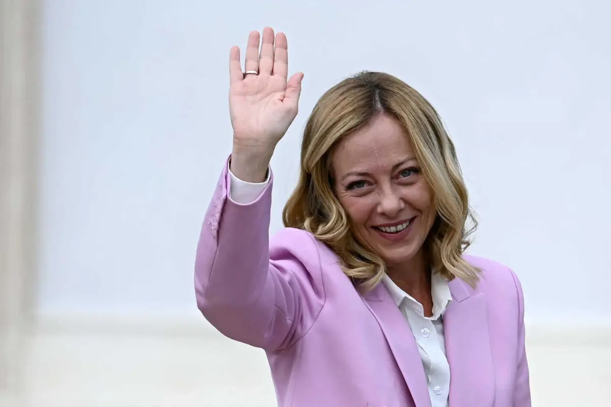 A primeira-ministra Giorgia Meloni
