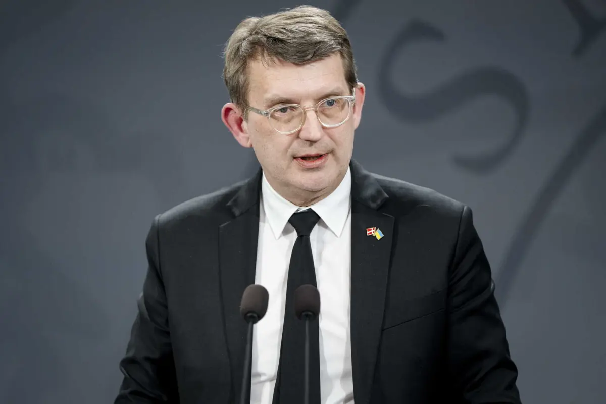 O ministro dinamarquês da Defesa, Troels Lund Poulsen