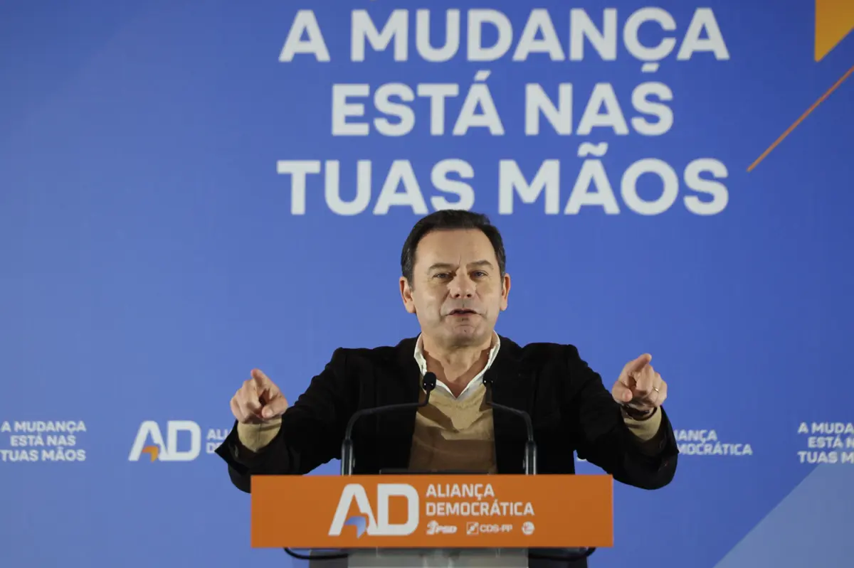 O presidente do PSD, Luís Montenegro