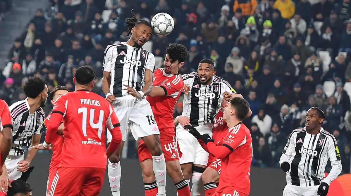 Imagem de contexto do artigo Kephren Thuram abre o marcador. Juventus 1-0 Benfica (2.ª parte)