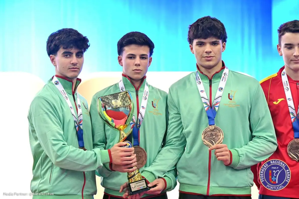 Imagem de contexto do artigo Portugal consegue melhor resultado de sempre no Campeonato Europeu de Karaté