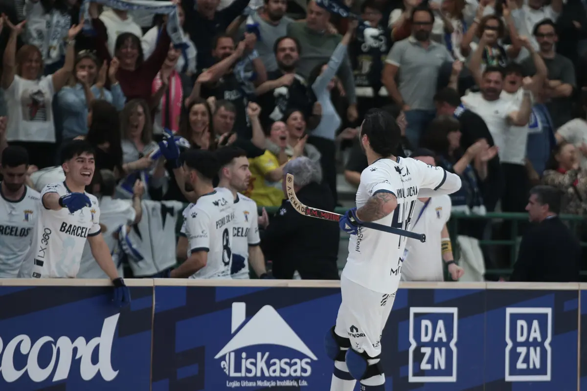 Imagem de contexto do artigo Mais de 30 anos depois, Óquei de Barcelos conquista Liga dos Campeões de hóquei em patins