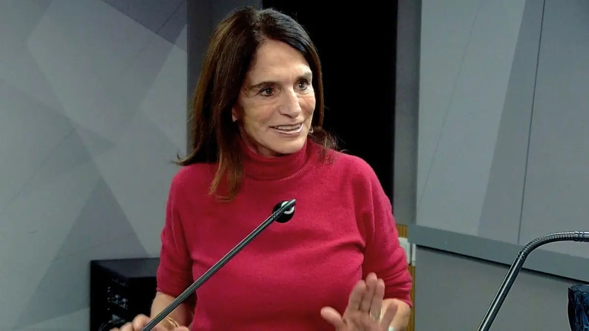 Maria João Lopo de Carvalho no programa "A Escuta do Mundo", da TSF