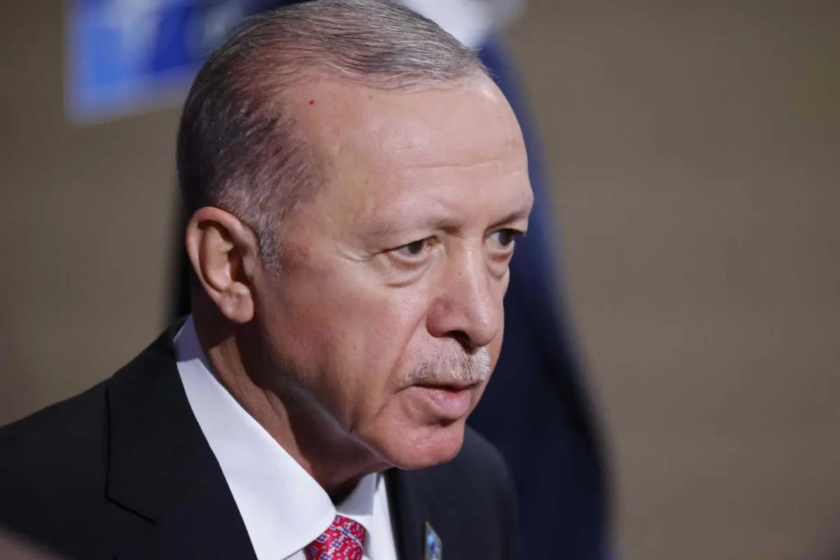 O Presidente da Turquia, Recep Tayyip Erdogan