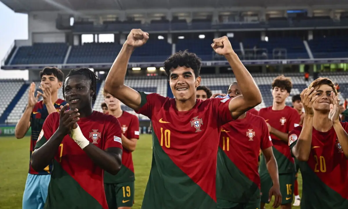 Imagem de contexto do artigo Portugal vence Sérvia com reviravolta e está na final do Europeu sub-17