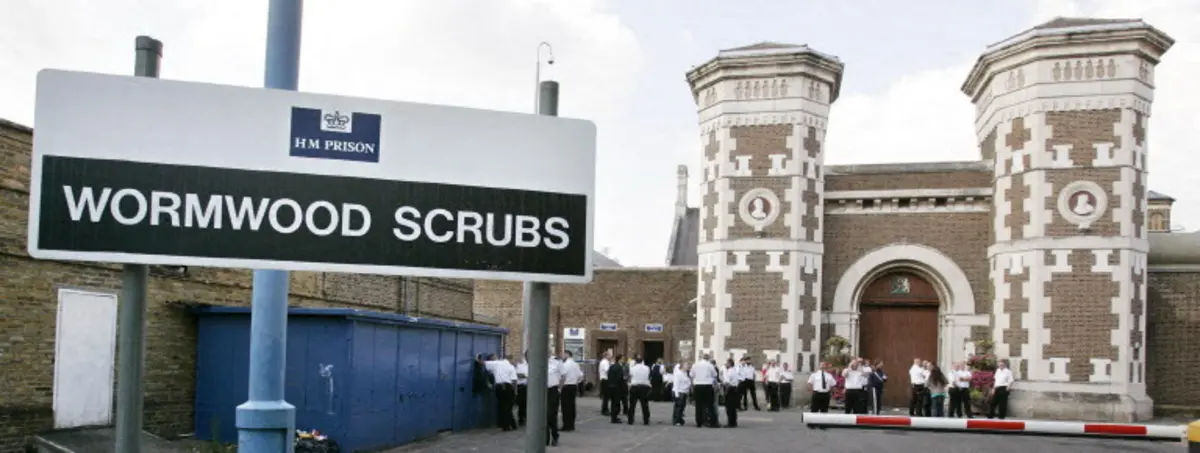 O incidente aconteceu na prisão HMP Wormwood Scrubs