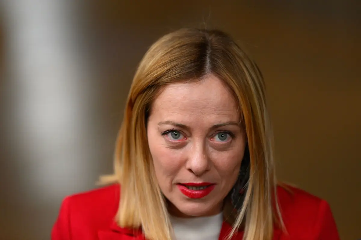 A primeira-ministra de Itália, Giorgia Meloni