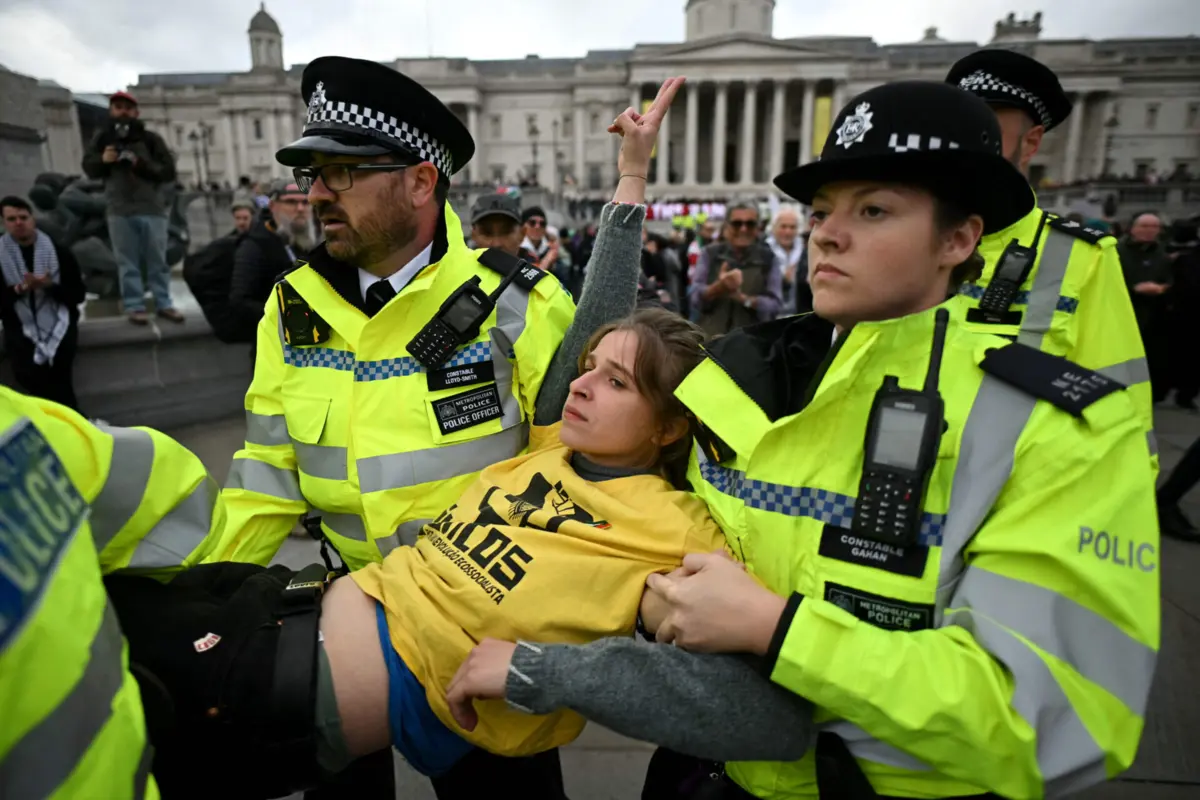 Imagem de contexto do artigo Dezenas de ativistas detidos em Londres por apoiarem grupo pró-Palestina