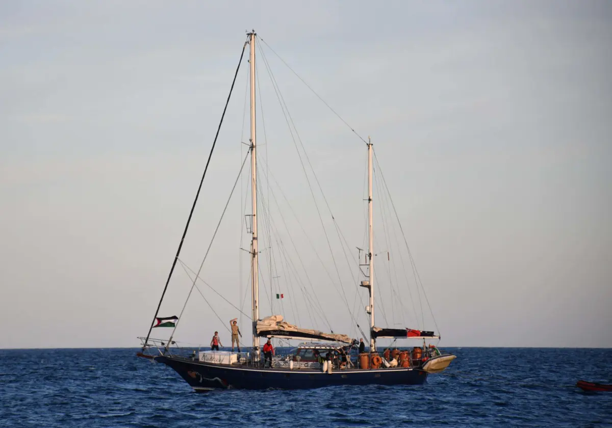 Imagem de contexto do artigo "Devem regressar aos seus países." Israel desvia navio com ajuda humanitária, ativistas que seguiam para Gaza incontactáveis