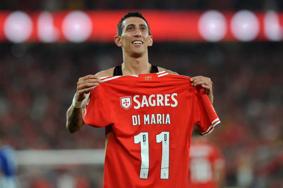 Imagem de contexto do artigo Benfica anuncia renovação de Di María por mais uma época